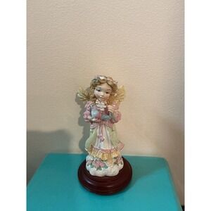 Vintage 1998 House of Lloyd Wings of Love Angel Figurine Christmas Around World